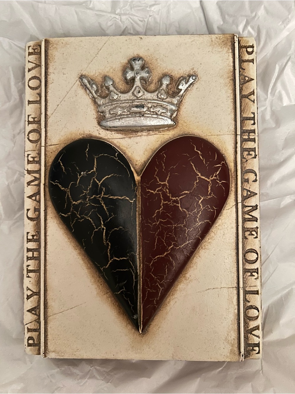 Sid Dickens T66 Heart & Crown Signed 2003 Retired Memory Block
